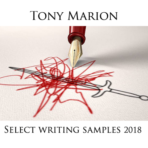 Writing Samples 2018